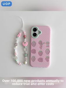 UGP | Summer Fresh Dot Strawberry Pattern iPhone Case High Quality Cute Cartoon Full Camera Protection
