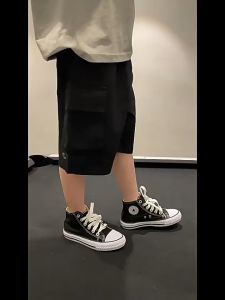 Quần short dài kaki trẻ em nam quần vải kaki túi hộp thời trang cho bé trai size nhỡ đại 18-52kg quần bé trai đi học mẫu short CÚC