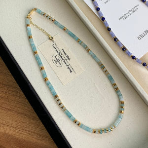 Elegant Luxurious Aquamarine Necklace