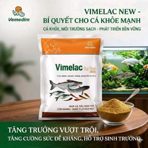 VIMELAC FOR FISH NEW 1kg - Vitamin Axit Amin Khoáng & Men Tiêu Hóa Cho Cá Kích Ăn Lớn Nhanh Tăng Đề Kháng Giảm Hao Hụt