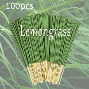 KEBETEME Natural Aromatherapy Incense Sticks 22cm Smokeless Fragrant Sticks For Sleep Aid Air Freshener Mosquito Repellent Lemon Grass Lavender Home Decoration