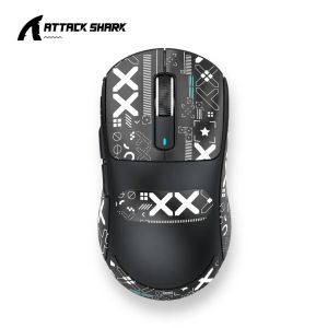 ATTACK SHARK | ATTACK SHARK X3 Tri-mode Wireless Gaming Mouse PAW3395 49g Ultra Lightweight 26000DPI RGB Ergonomic Mice For PC Laptop Gamer