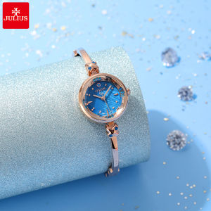 Julius | Đồng Hồ Dây Đeo Pha Lê Nhỏ Gọn Elegance