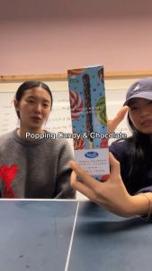 Camilan Makanan Ringan Korea: Snack Lovint Choco Stick & Varian Popping Candy Peanut