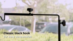 Adjustable Reptile Heat Lamp Holder Stand Bracket for Lizard Turtle Snake Amphibian