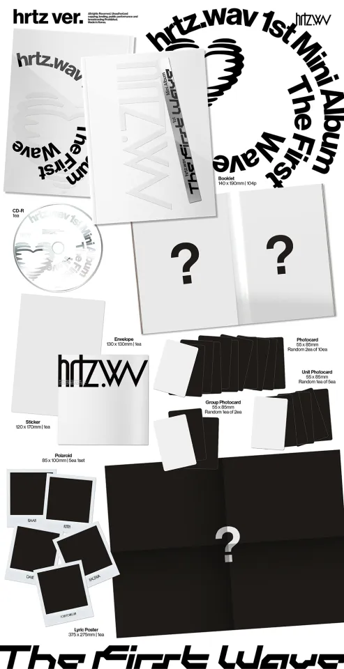 Set / 2 Albums) Hrtz.Wav (Hertz Wave) - Mini 1St Album the First