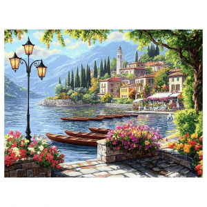 Beautiful House Jigsaw Puzzle 500/1000/1200/2000PCS Paper Puzzle Relaxing Game Home Decor Gift