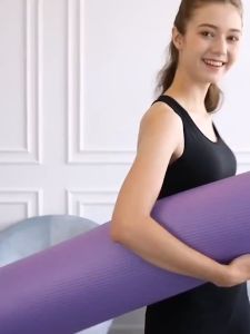 8mm/10mm Yoga Mat Exercise Pad Thick Non-Slip Tasteless Beginners Yoga mat Free Backpack