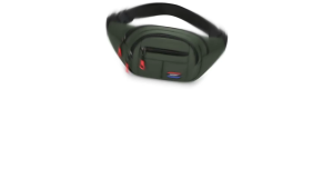 ONELINE 002/102 Nylon Fanny Pack for Men Hip Bum Belt Waist Leg Bag for Travel Riding and Sports Water-Resistant Crossbody Purse Pouch