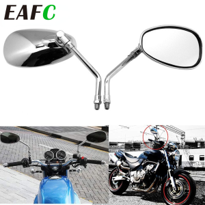 EAFC 1 Kính Trong Xe Máy Mặt Gương 10 Mm Nhôm Dành Cho Xe Honda Shadow Ace Tinh Thần Magna VT750 Xe Đạp Điện Phụ Kiện
