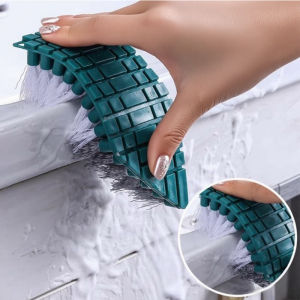 Cleaning Brush 360 Degree Flexible Corner Cleaning Brush Kitchen Sink Brush Bathroom Toilet Portable Home Hook Designed