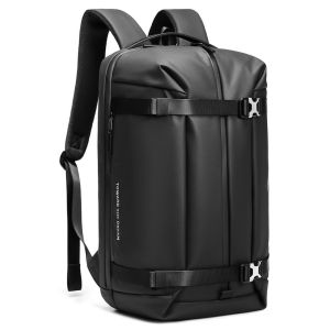 Backpack RZTX Business Men Buckle Expandable Backpack Man Bagpack Beg Galas Lelaki Beg Rancel Laki 背包男 双肩包男 8312