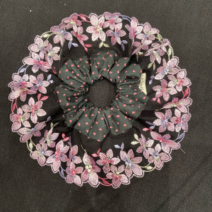 Blue Lace Hair Ties Original Korean Style Girls Sweet Soft Hair Bands Fashionable Hair Accessories Unbranded Hairbands