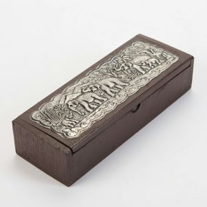 กล่องไม้สัก ติดเงินขนาดกว้าง2.5นิ้วยาว 7.5 นิ้ว