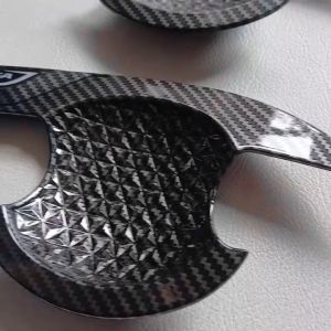 Outer Cover Door Pintu Mobil Ertiga 2012 - 2017 Glossy Carbon