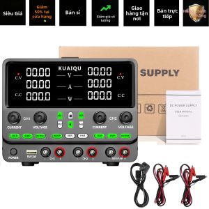 KUAIQU | Bộ Nguồn DC Kép Có Thể Điều Chỉnh Chuyển Mạch Điều Chỉnh Điện Áp Nối Tiếp Song Song Dùng Cho Phòng Thí Nghiệm Nâng Cấp Đa Năng Công Suất Đầu Ra 0-15A Công Suất 40-1000VA