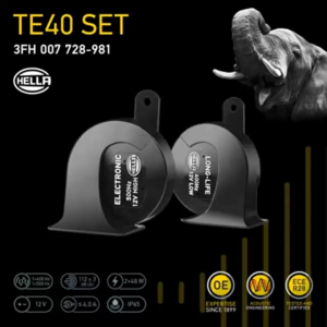 Hella Electronic Trumpet Horn (Set of 2) - 007 728 981