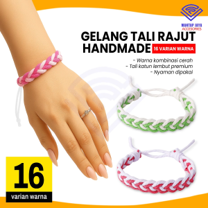 [COD] NANVAN NVN-TL31 GELANG ANYAMAN KATUN PASANGAN/PRIA/WANITA/PACAR TRENDY JEPANG