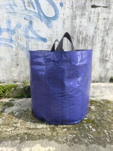 Planterbag silinder Biru terpal PE Super 100.75.50.32.22.12 Liter