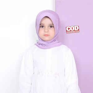 COD Kerudung Hijab Jilbab Bayi Perempuan Anak Baru Lahir Newborn Lucu Model Pad Segitiga Mybabyhijab