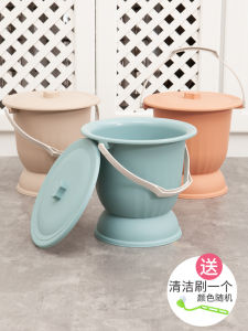 Anti-Odor Urinal Bucket for Pregnant Women Nighttime Urinal Female Model with Lid Non-Slip for Elderly People Urine Basin