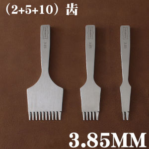 Chakivi Stitching Chisel Sharp Fine Polishing Method Cut Handmade DIY Leather Punching Cut Non-round Cut Diamond Chisel 10081