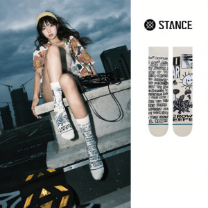Stance | Graffiti B THOM 555 Face Breathable Socks