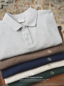 Simwood | Áo Polo Kiểu Gỗ Đã Qua Xử Lý Nước Classic Fit Rộng Thoáng
