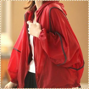 Sunscreen Jacket Lightweight Sunscreen Clothing Fashion Soft Thin Section Anti-uv Comfort Outing