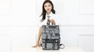 Waterproof Laptop Backpack Men Backpack Female Korean Travel Casual Bag