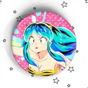 Mesuca | Anime U-Urusei Yatsura Badges Tinplate Soft Button Pin Brooch Metal Badge Custom Jewelry Accessories Hat Bag Lapel