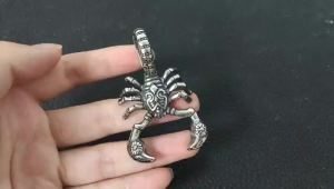 Unique Vintage Scorpion Pendant For Men Gothic Fashion 316L Stainless Steel Animal Necklace Biker Amulet Jewelry Dropshipping