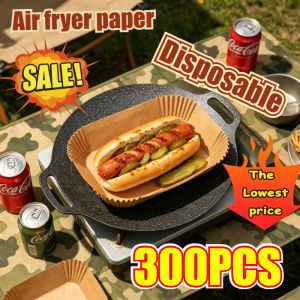 Disposable Anti Oil Air Fryer Paper Liners Square Round Baking Barbecue NonStick Mat Kitchen Oven Oil Absorbing Paper Tool