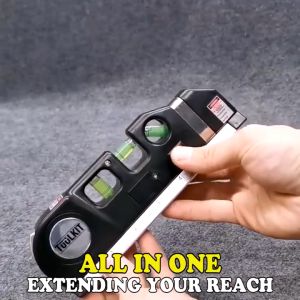 Laser Level ToolMultipurpose Laser Level Kit Standard Cross Line Laser level Laser Line leveler Beam Tool with Metric Ruler