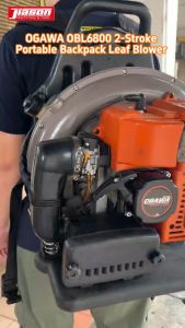 OGAWA OBL6800 2-Stroke Portable Backpack Leaf Blower with Petrol Gasoline Engine 63.3CC