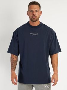 Vq โอเวอร์ไซส์ เสื้อยืดออกกําลังกายผู้ชาย ฤดูร้อน วิ่งฝึกซ้อมแขนกลาง หลวม ชุดกีฬาแขนสั้นแห้งเร็ว ลำลอง เสื้อผ้า