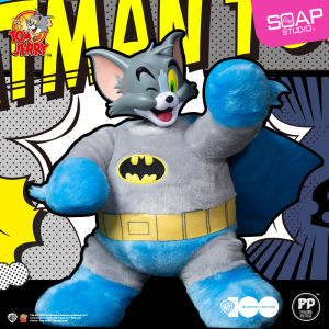 ORISTACO | Cat and Mouse Batman Themed Plush Movable Doll