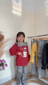 FRL- Baju Nazira celana cargo sablon dtf viral