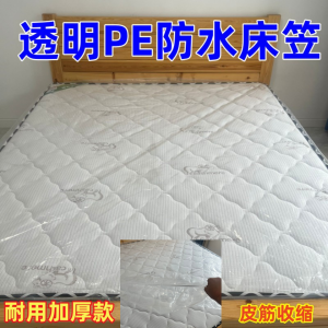 Waterproof Mattress Protector Full Enclosure Bed Canopy Display Cover Dustproof Urine Proof Mattress Cover Bag Transparent