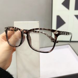 Classic Square Optical Frame With Rivet Detail Anti Blue Light Night Protection Glasses