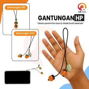 [RO ACC] NANVAN NVN-TL22 GANTUNGAN HP MODEL BUAH KESEMEK SIMBOLIS KEBERUNTUNGAN DAN KESUKSESAN