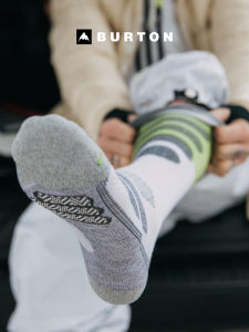 Burton Winter Ski Socks Mens Womens High Tube Breathable Quick Dry Anti Odor Sweat Absorbent Single Double Board Socks