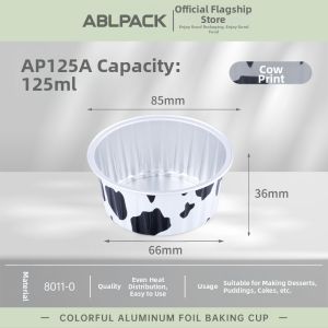 ABLPACK | Round Baking Tin Aluminum Foil Molds
