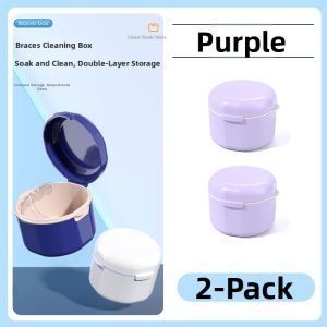 Orthodontic Retainer Storage Box Cleaning Portable