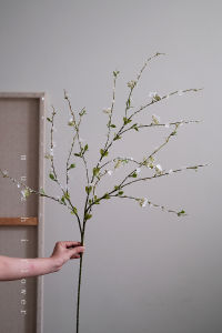 Luxurious Artificial Snow Willow Flowers Living Room Decorative Bouquet Silk Flower Arrangement Home Decoration Accessories