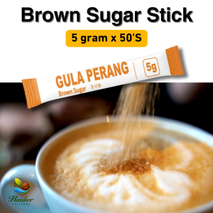 White Sugar Brown sugar Raw Sugar Single Serve Sticks Gula Halus Gula Pasir Paket Individu 50 Stick 优质白砂糖包 黄糖包