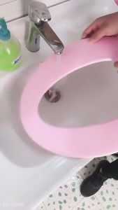 Soft EVA Waterpoof Toilet Cover Seat Lid Cover Cushion Washable Closestool Pad O-shape Toilet Mat