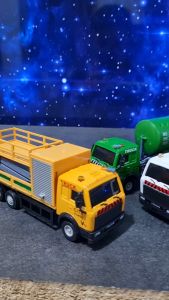 Mainan Edukasi Anak Mobil Mobilan Metal Set Truk Sampah Tangki Traktor Isi 3