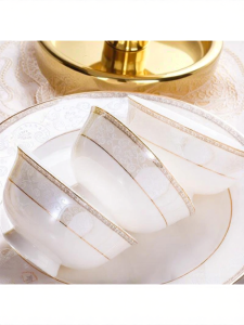 FENGHONGTAO | Elegant European New Style Ceramic Dinnerware Set