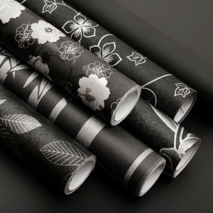 Window Sticker 100% Shading Sun Protection Self Adhesive Glass Wallpaper Waterproof Dust-proof Window Decals